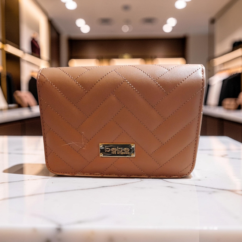 NWT Dark Blush Bebe's Sophia Small Crossbody Women's Bag
